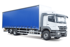 Car Hire Oban - 26 Tonne Curtain Side Truck - Truck hire Oban